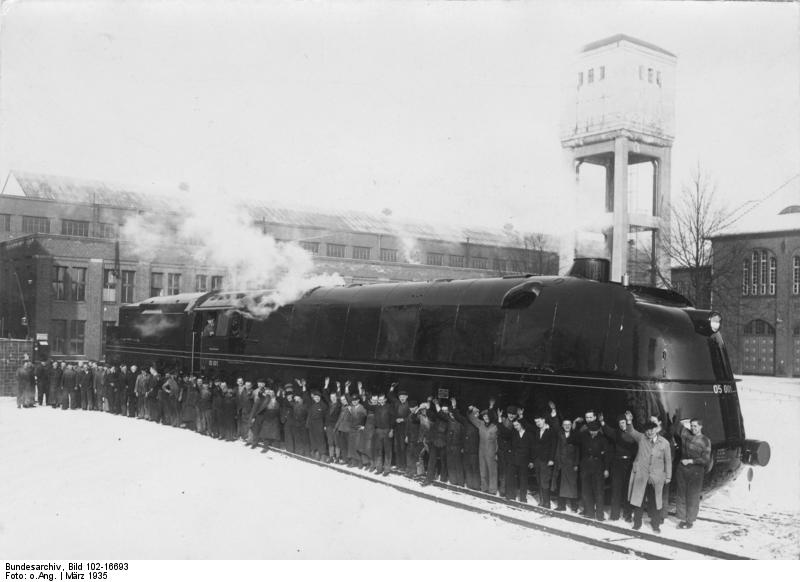 Real photos of two streamlined steam engines in my collection...
