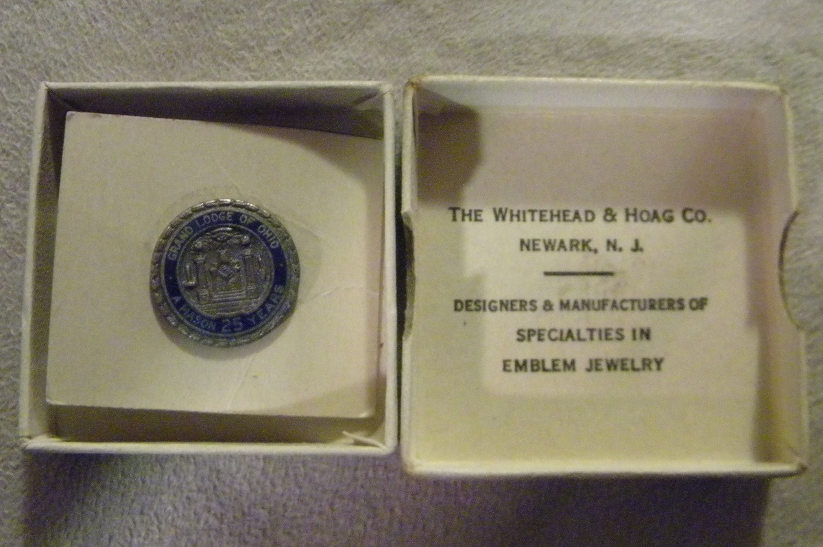 Masonic Lodge of Ohio - 25 Year Pin