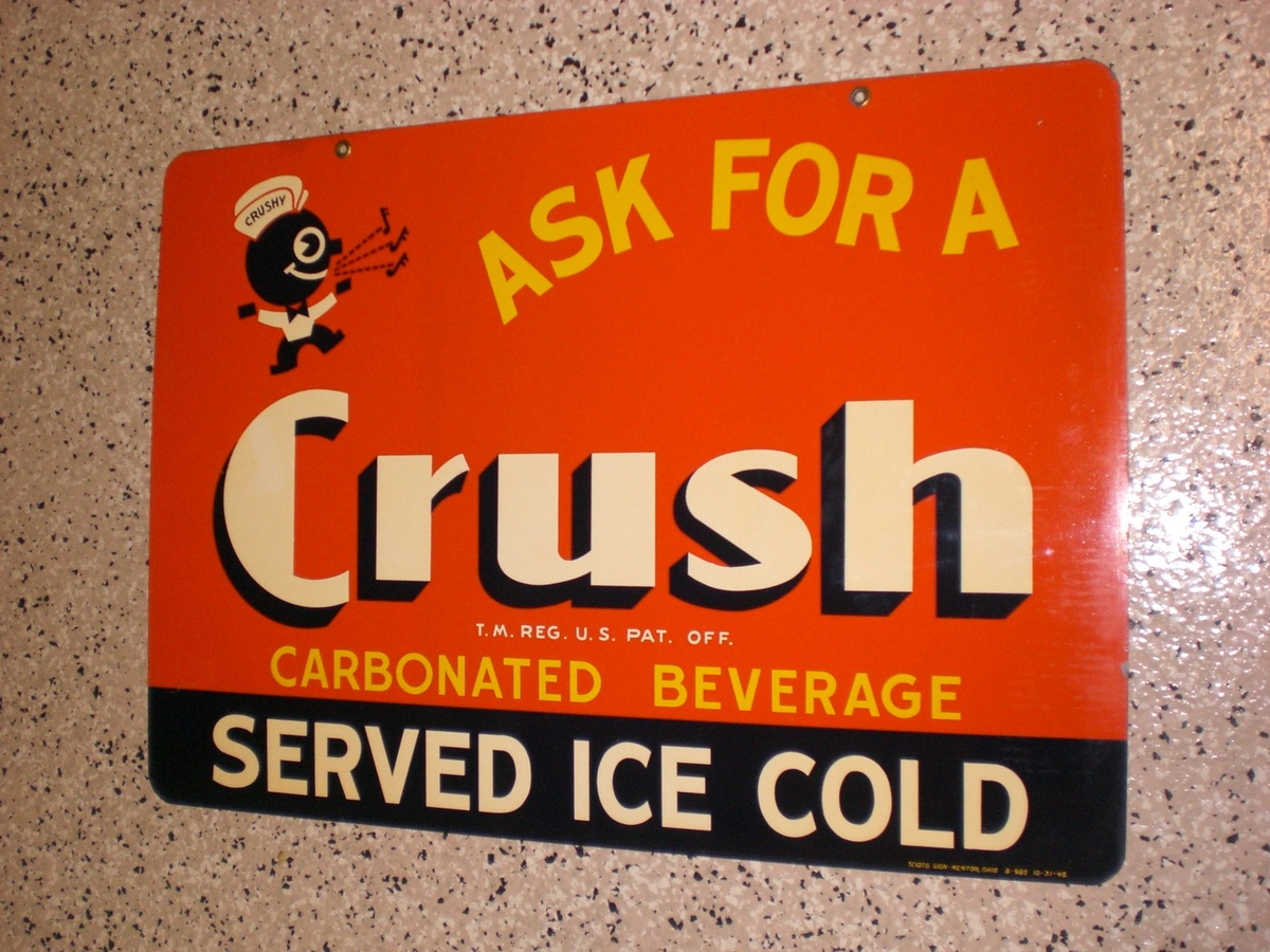 Orange Crush Sign  - Signs