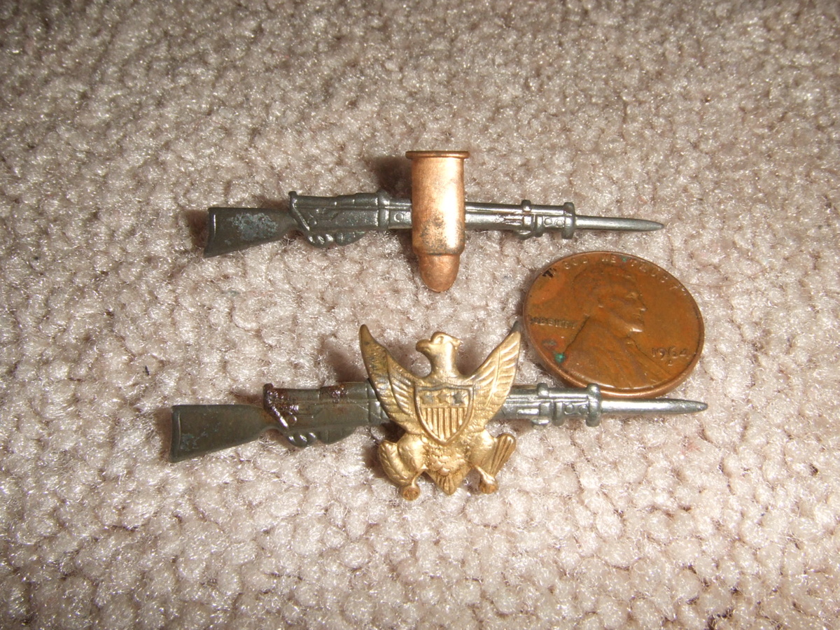 Early Military Sweetheart pins