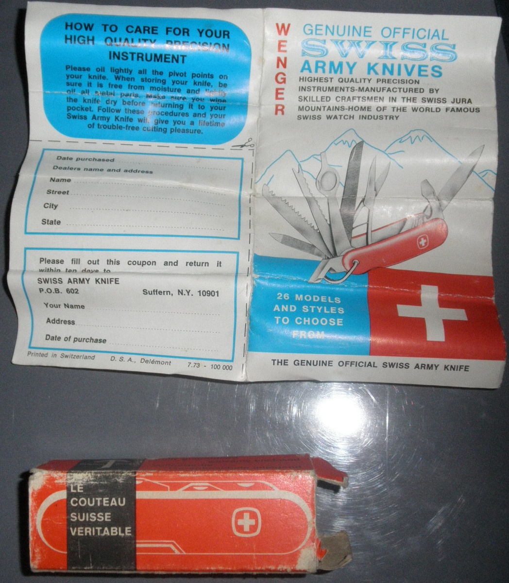 Vintage Swiss Army Knife - Tools and Hardware