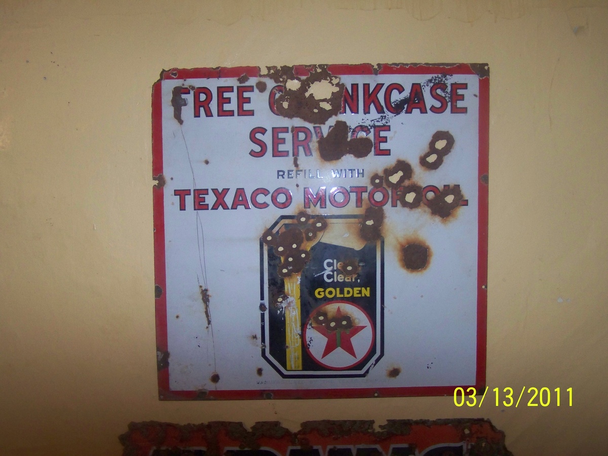 texaco sign - Petroliana