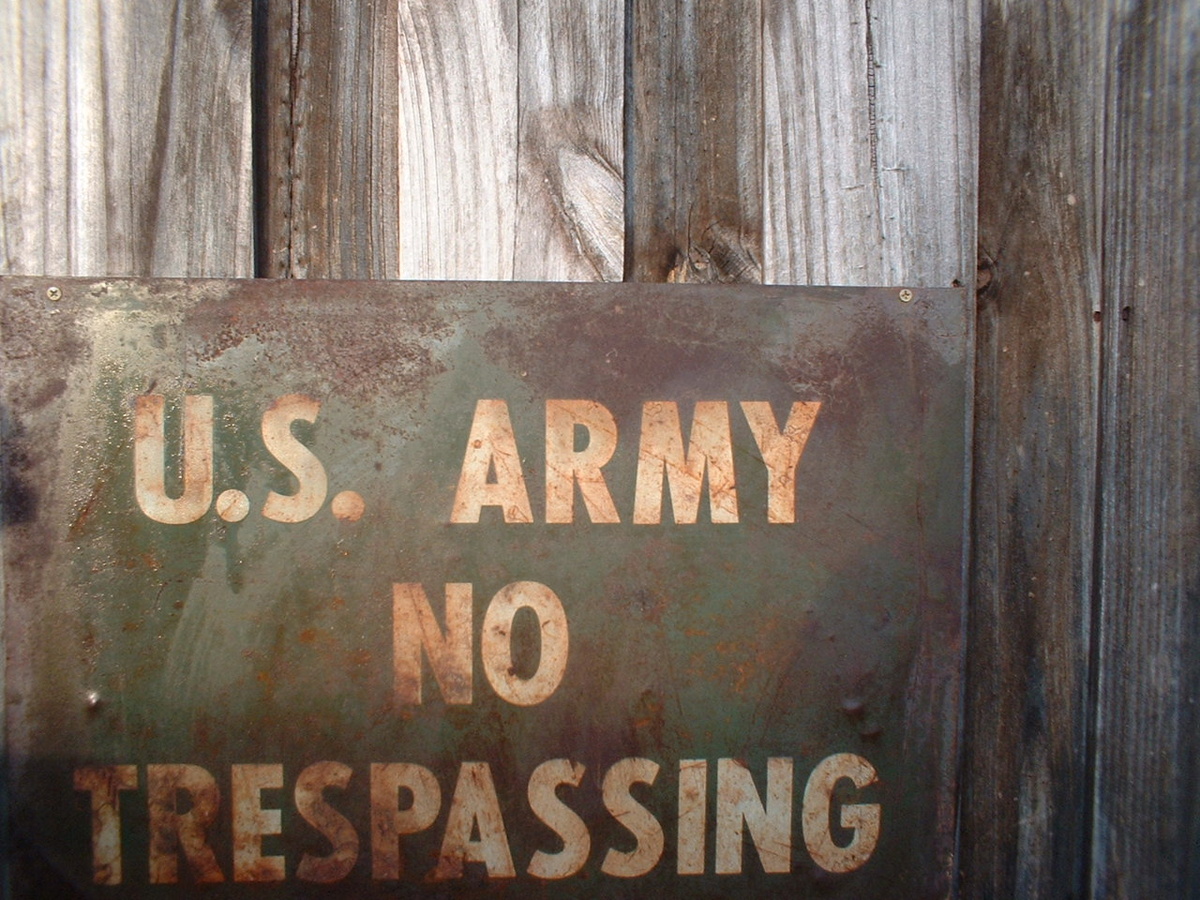 U S Army Sign