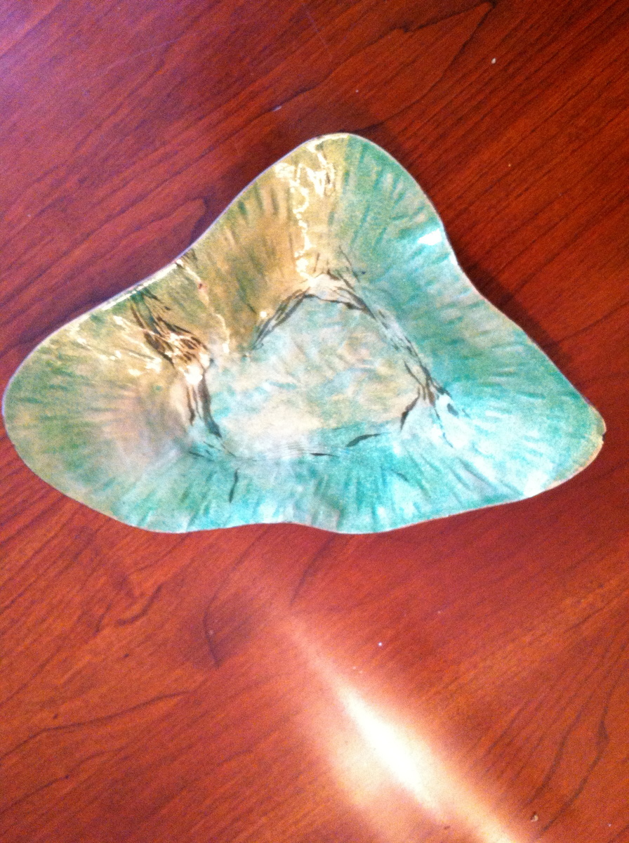 Paolo De Poli Enamel Tray - Art Pottery