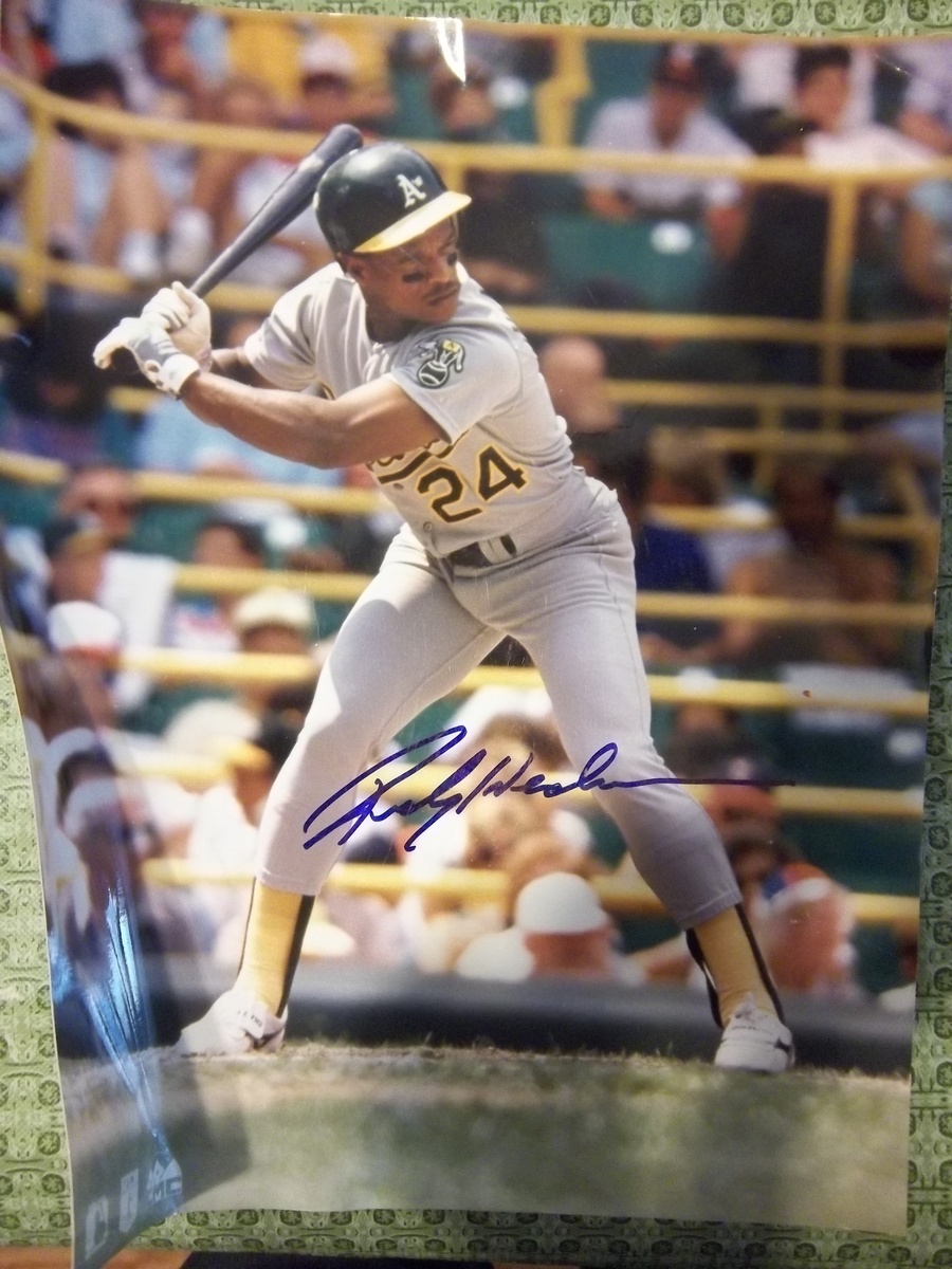 Unknown baseball player signed photograph