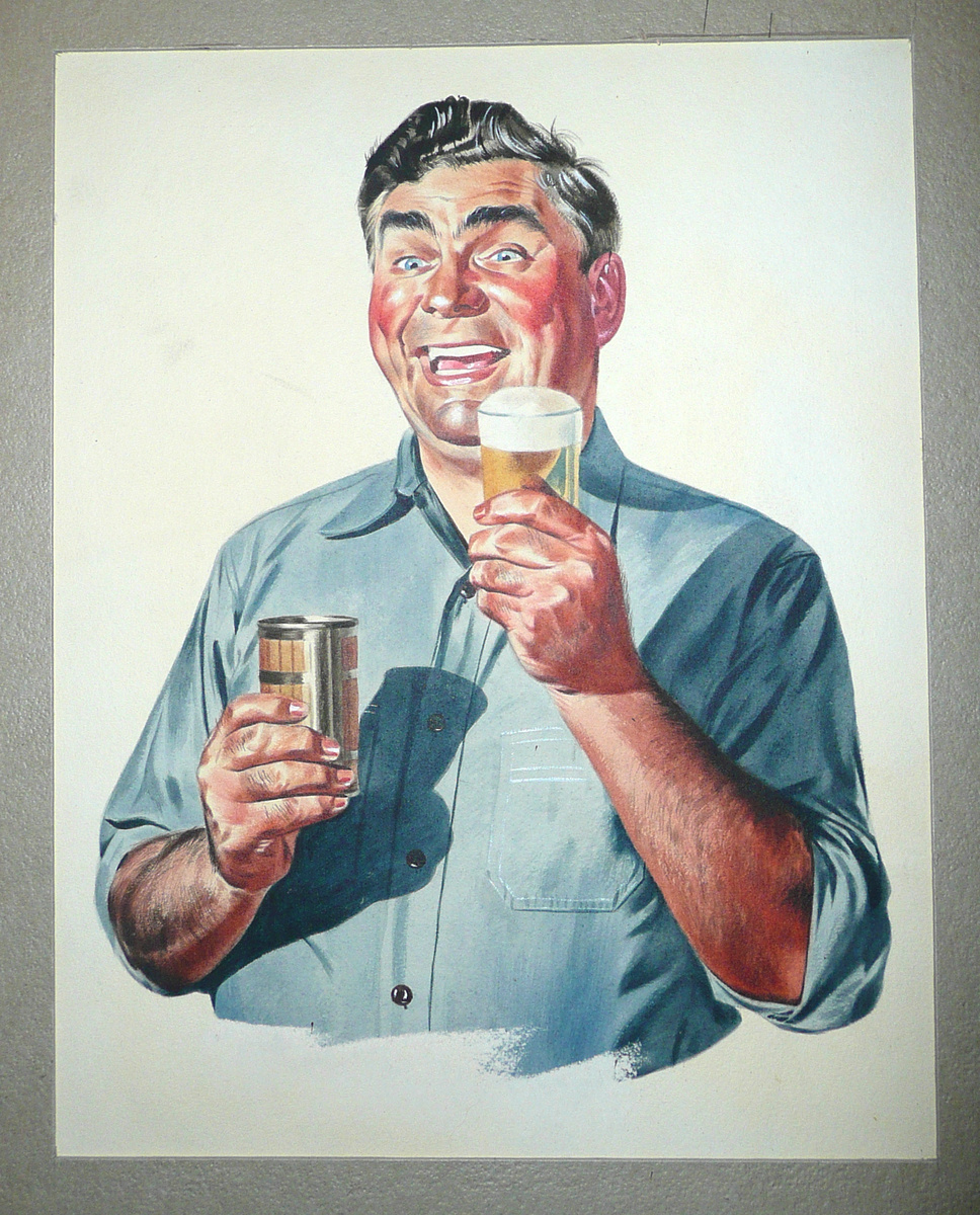 Beer Advertising Illustration Original Artwork 