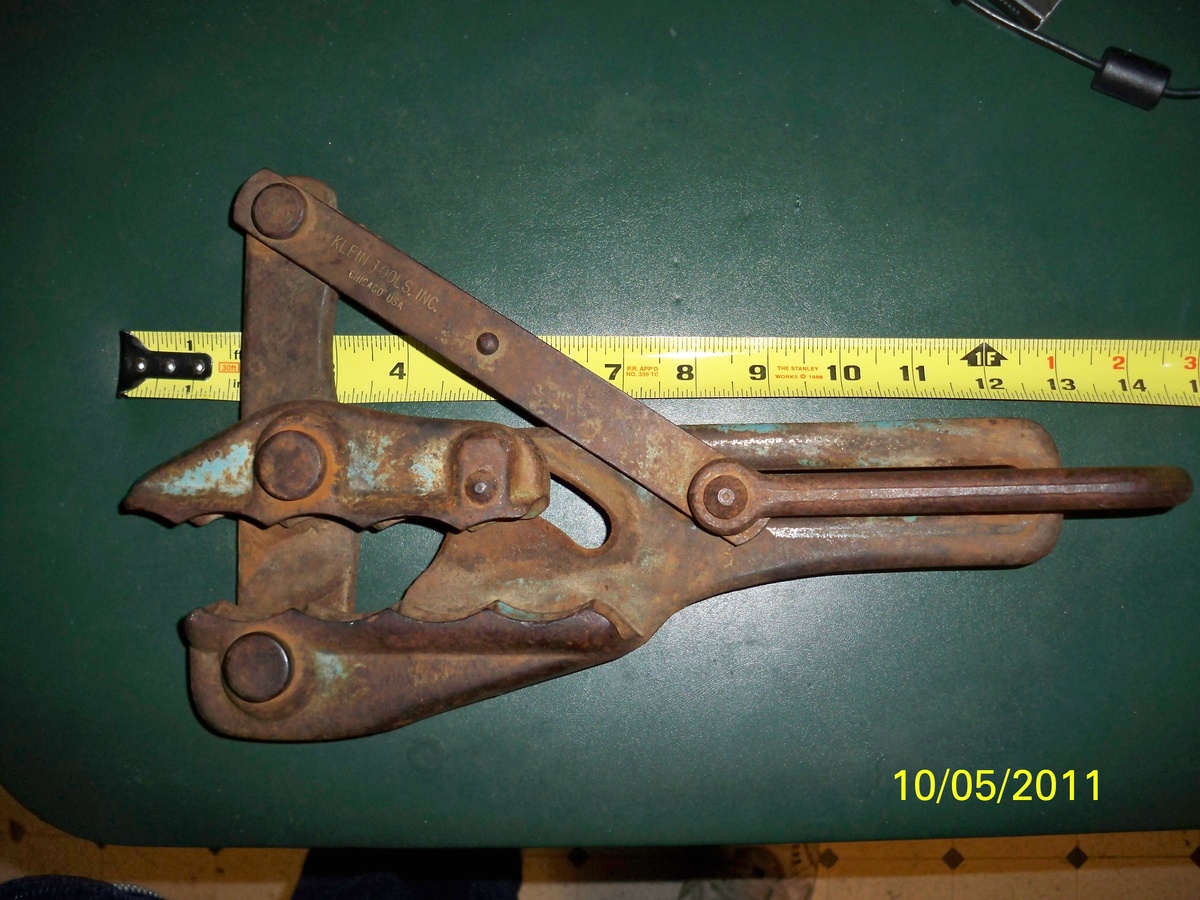 KLEIN LINEMAN'S PULL, FOUND THROWN OVER HILL IN MAINE