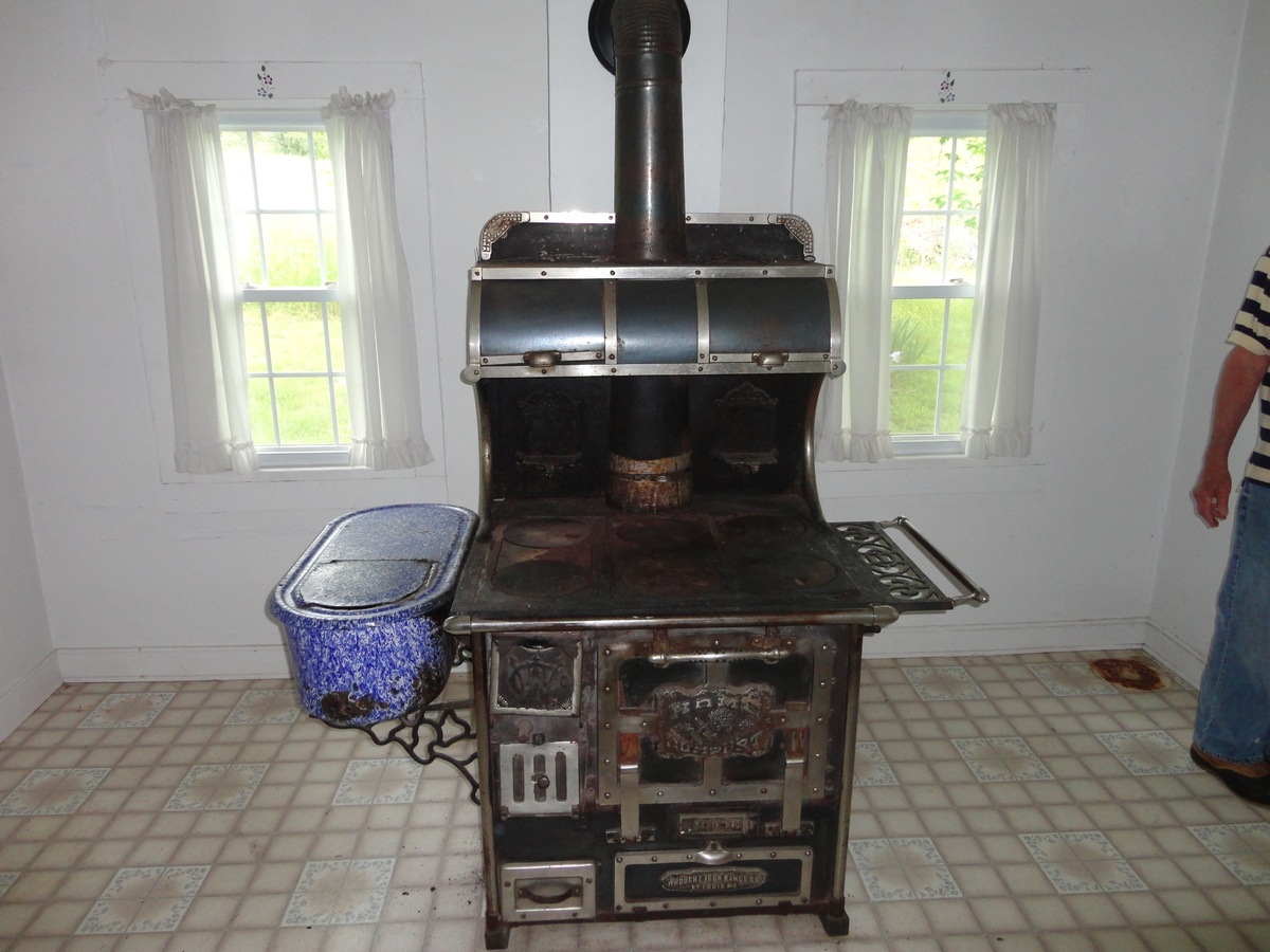 Top of the line wood burning cook stove circa 1901