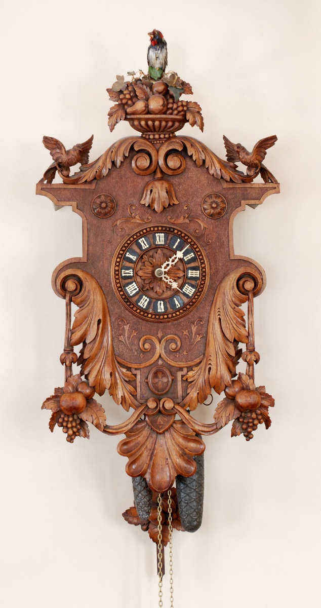 Black Forest Singing Bird Automaton Clock  - Clocks