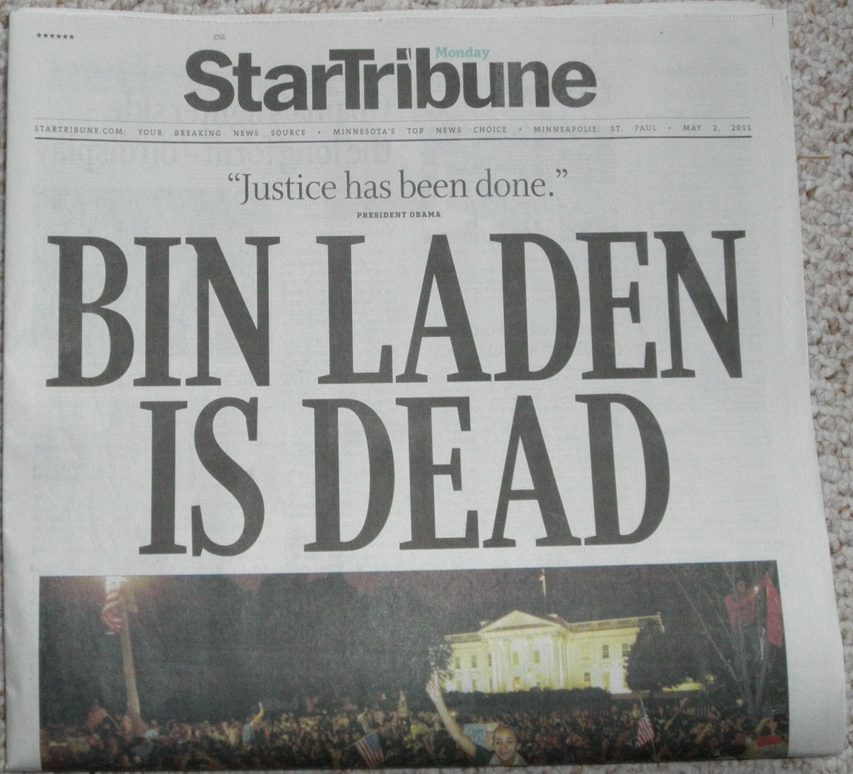 BIN LADEN IS DEAD - Military and Wartime