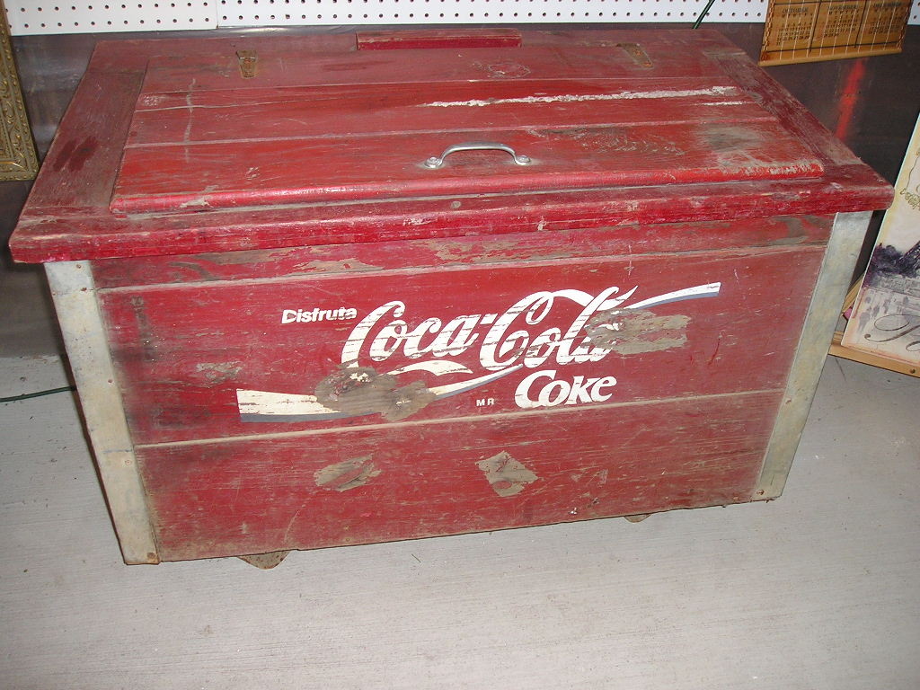 Coca-Cola Coke Chest WOODEN - Coca-Cola