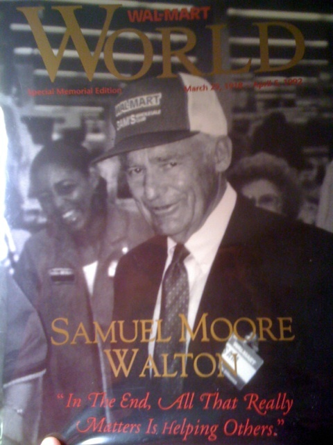 Sam Walton Wal-Mart World Magazine Memorial 1992