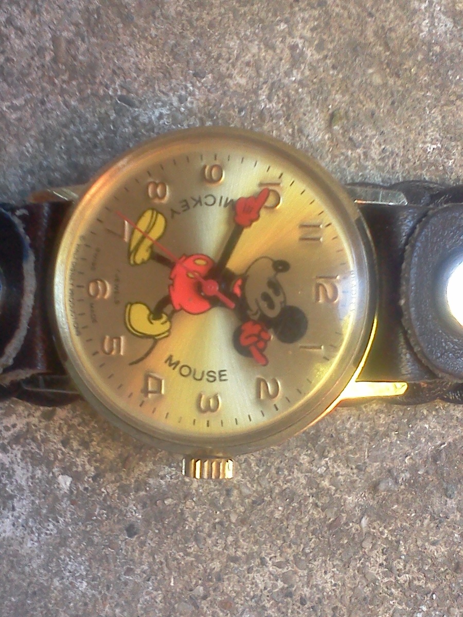 Bradley 7 Jewel Mickey Mouse Watch - Wristwatches