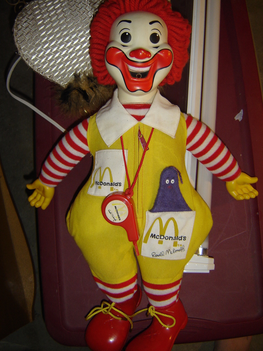 Vintage Ronald McDonald doll