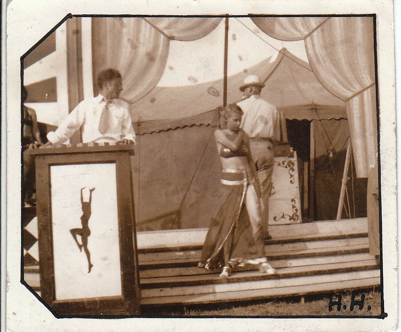 Sideshow Carnival Dancer WAY too Young c. 1930 - Photographs