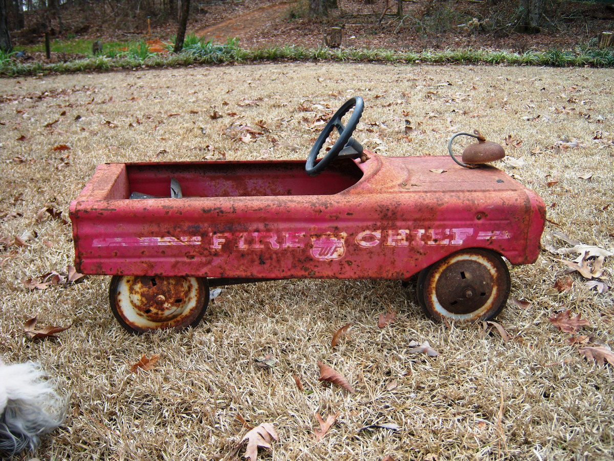 Fire chief, pedal car