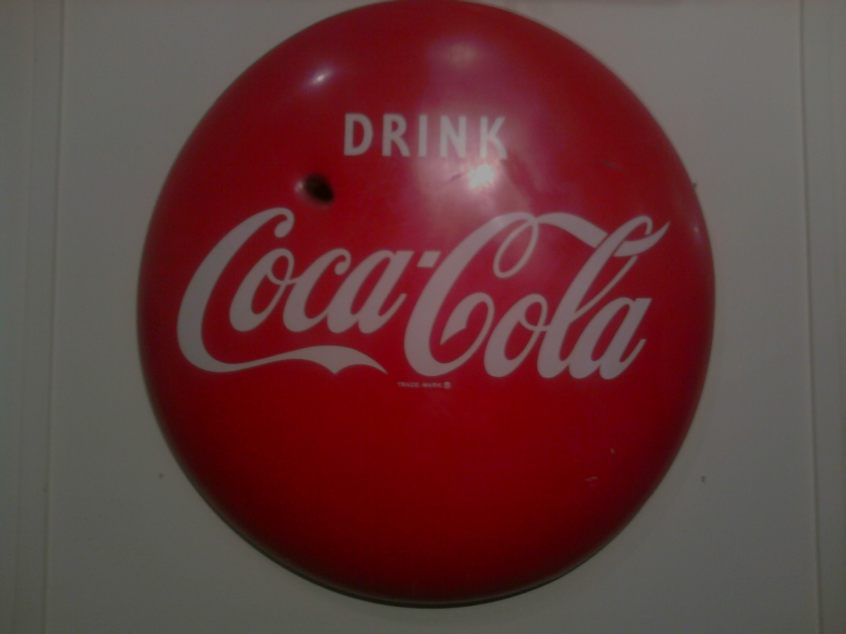 36" Coke Button - Coca-Cola
