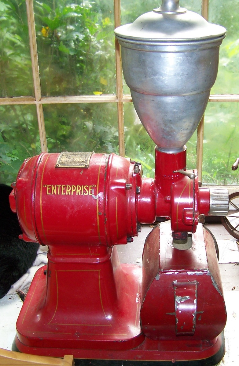 Old Enterprise coffee grinder