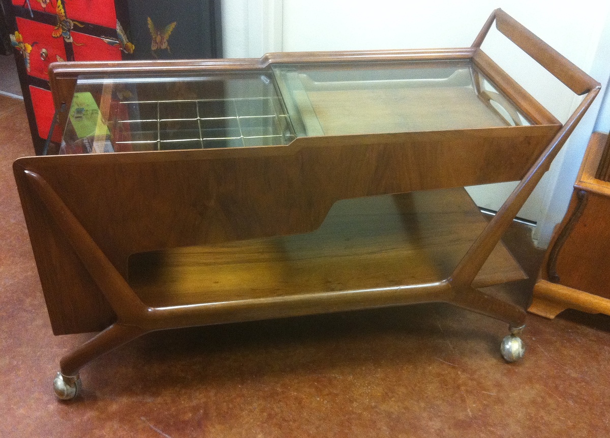 Italian Mid Century Bar Cart Mystery Item - Mid Century Modern