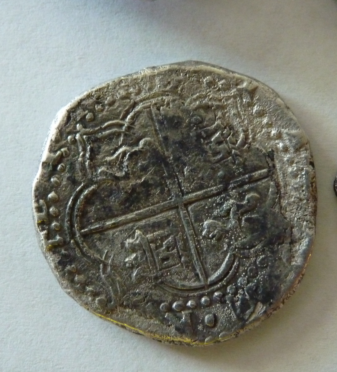 Ancient Spanish Coin maybe doubloon  - World Coins