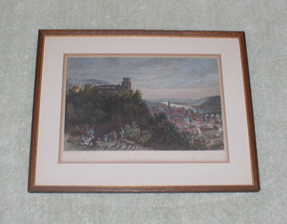 Heidelberg print from engraving