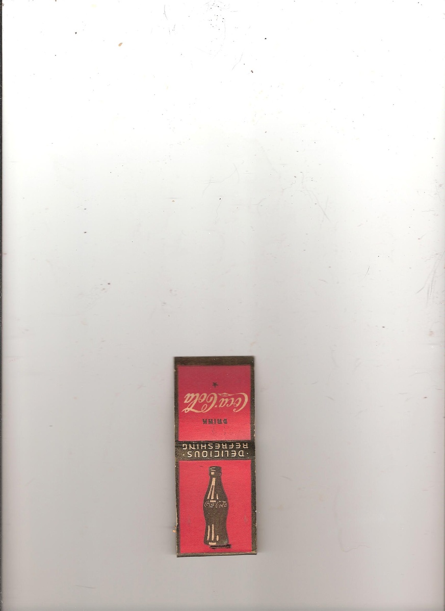 Coca-Cola Matchbook