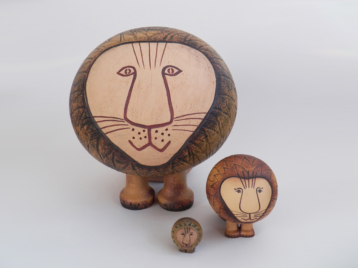 Lisa Larson Gustavsberg Gigant Lion - Art Pottery