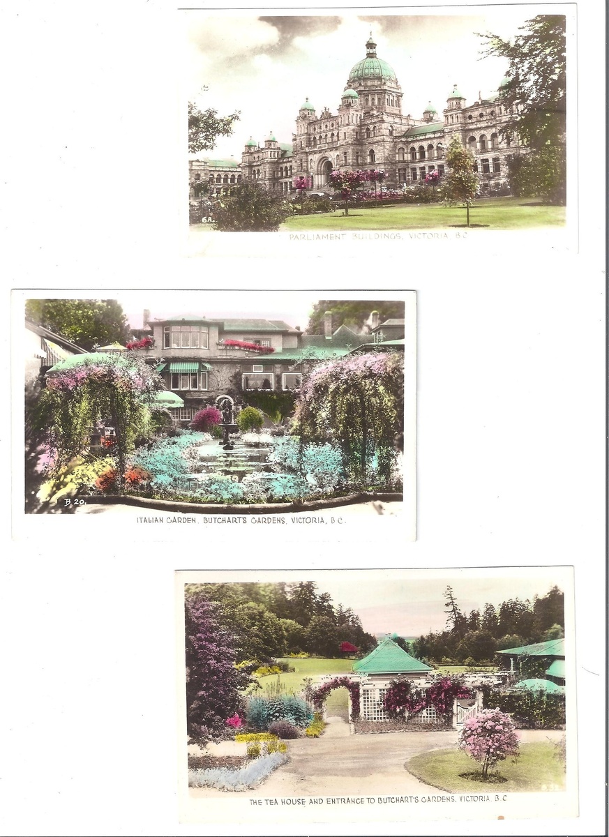 VINTAGE POSTCARDS OF CANADA B. C.