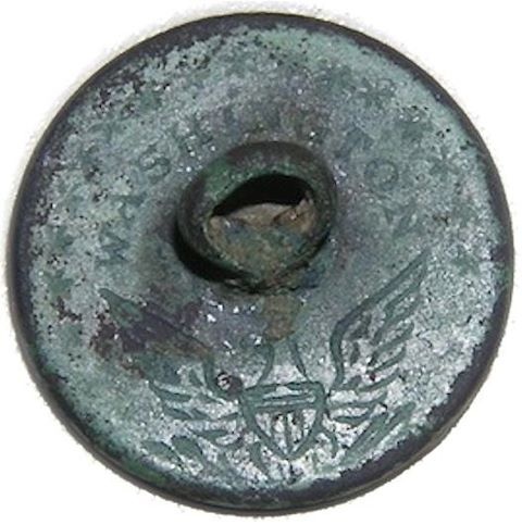 1792 Washington Political Reverse Cuff Button