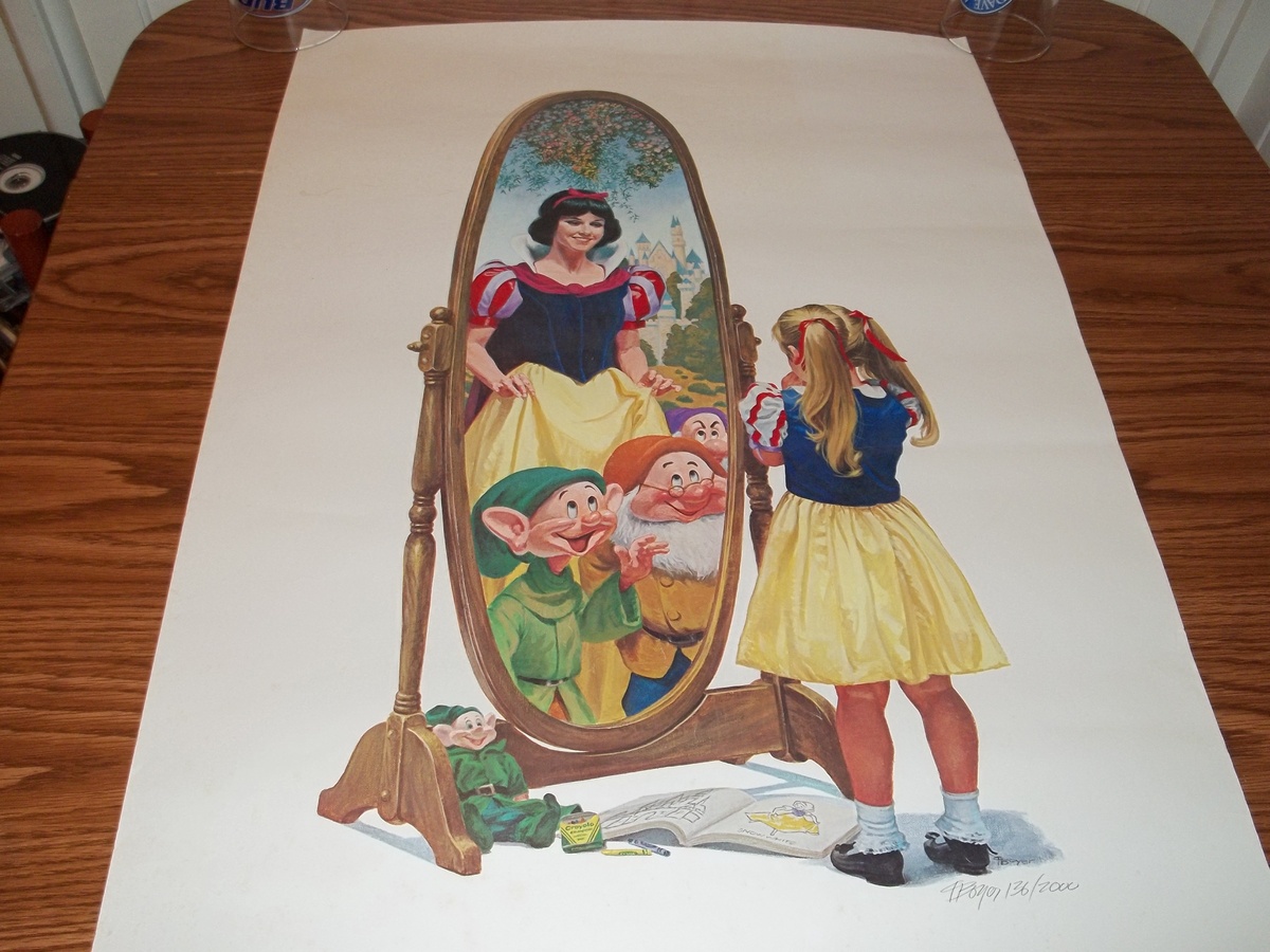 Snow White 50th Anniversary Print