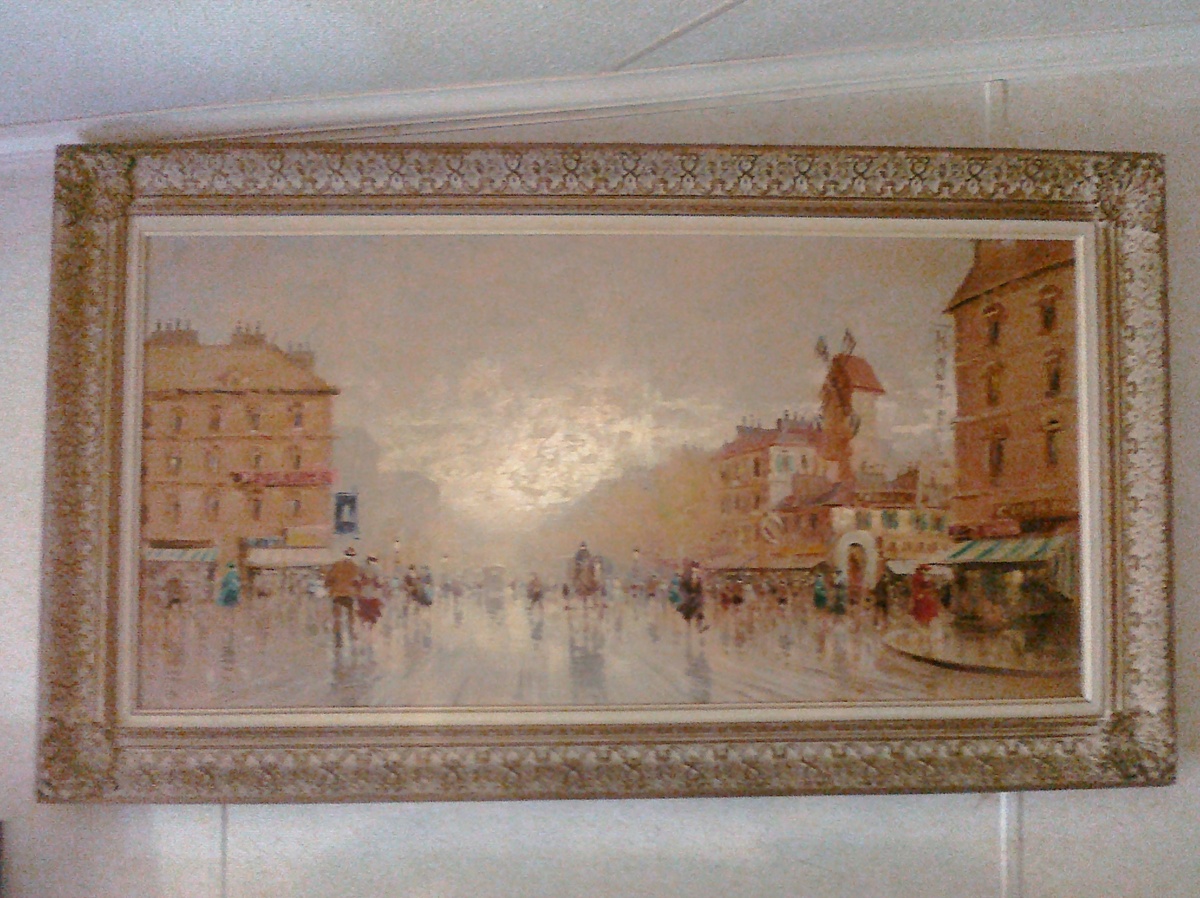 who is the artist and how old is the picture ? 