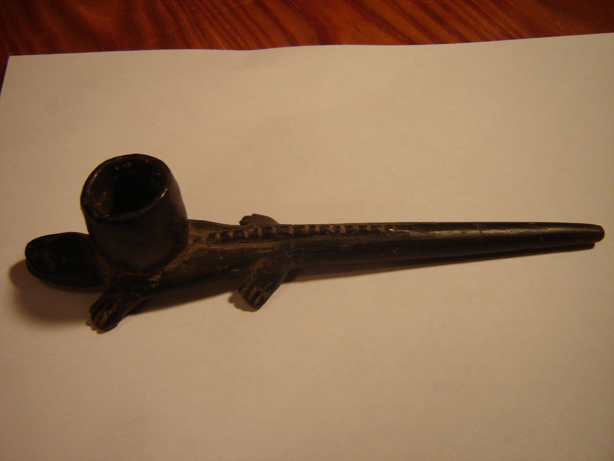 Reptile smoking pipe