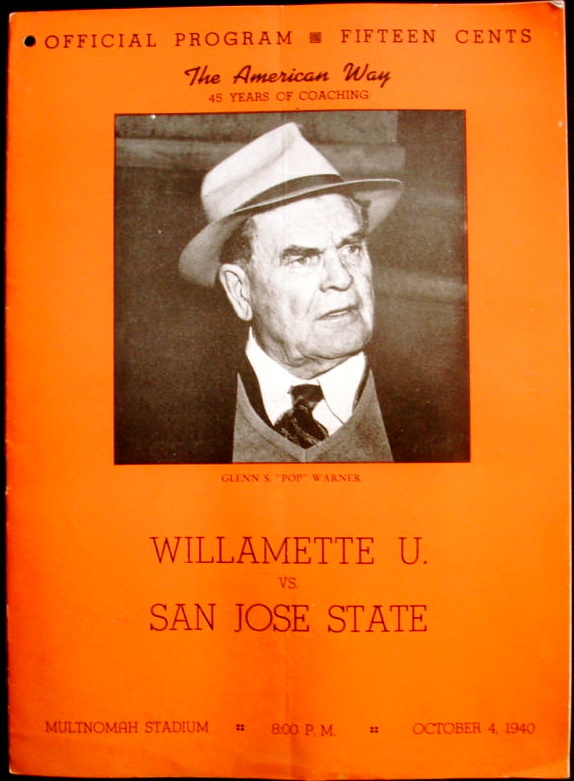 Some pretty rare old football programs