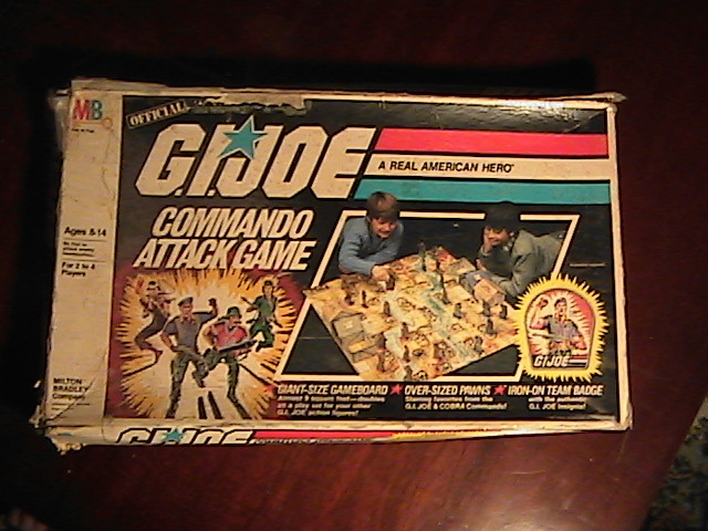 G.I. Joe Commando Attack Game Hasbro 1985 Milton Bradley Board Game 