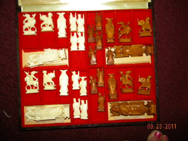 Korean Ivory Chess Set