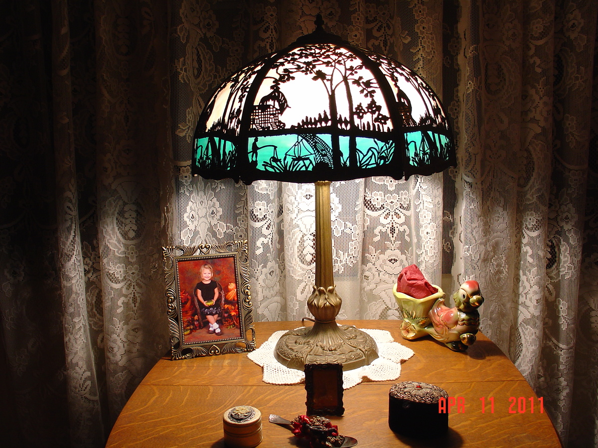 Miller Lamp Company...Slag Glass...Signed And Number 234...Early 1900's - Lamps