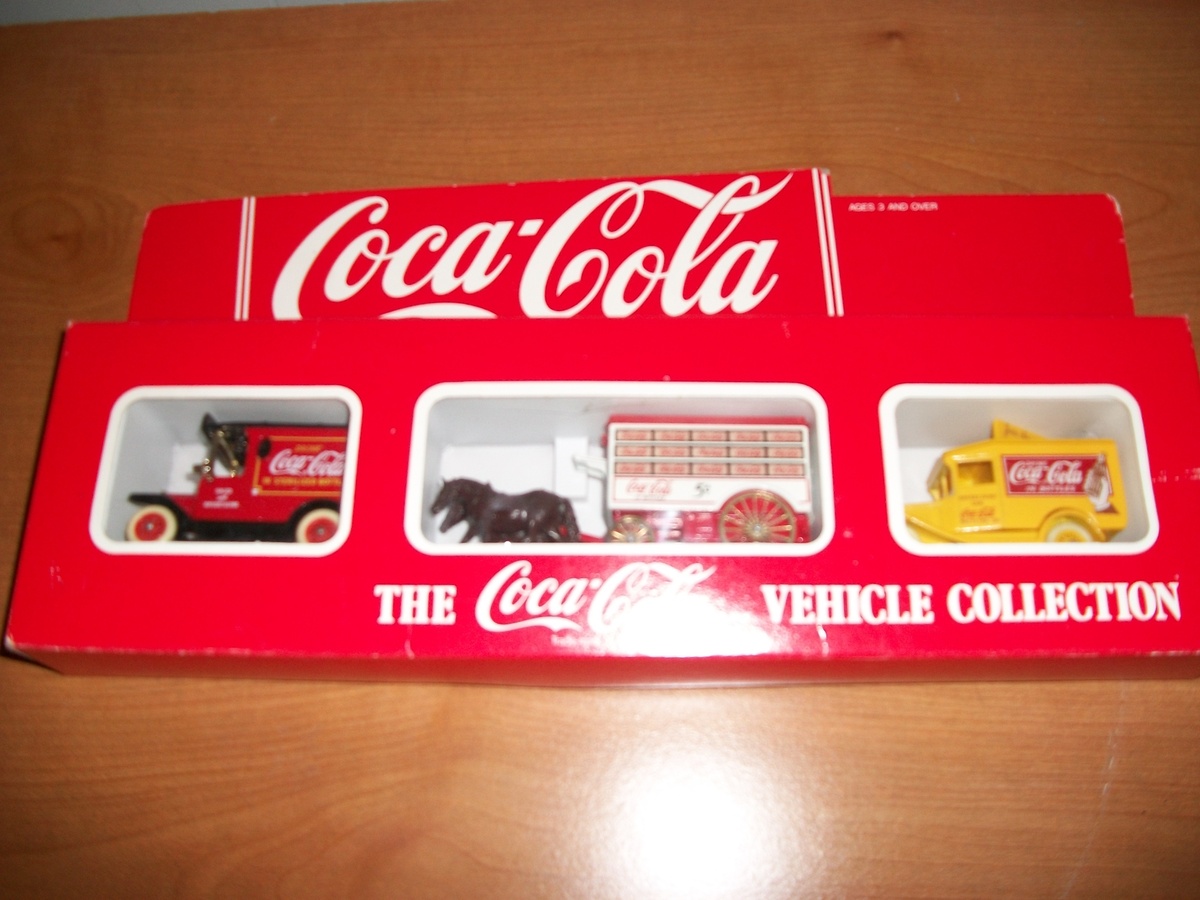 Coca-Cola Vehicle Collection - Three Different Vehicles