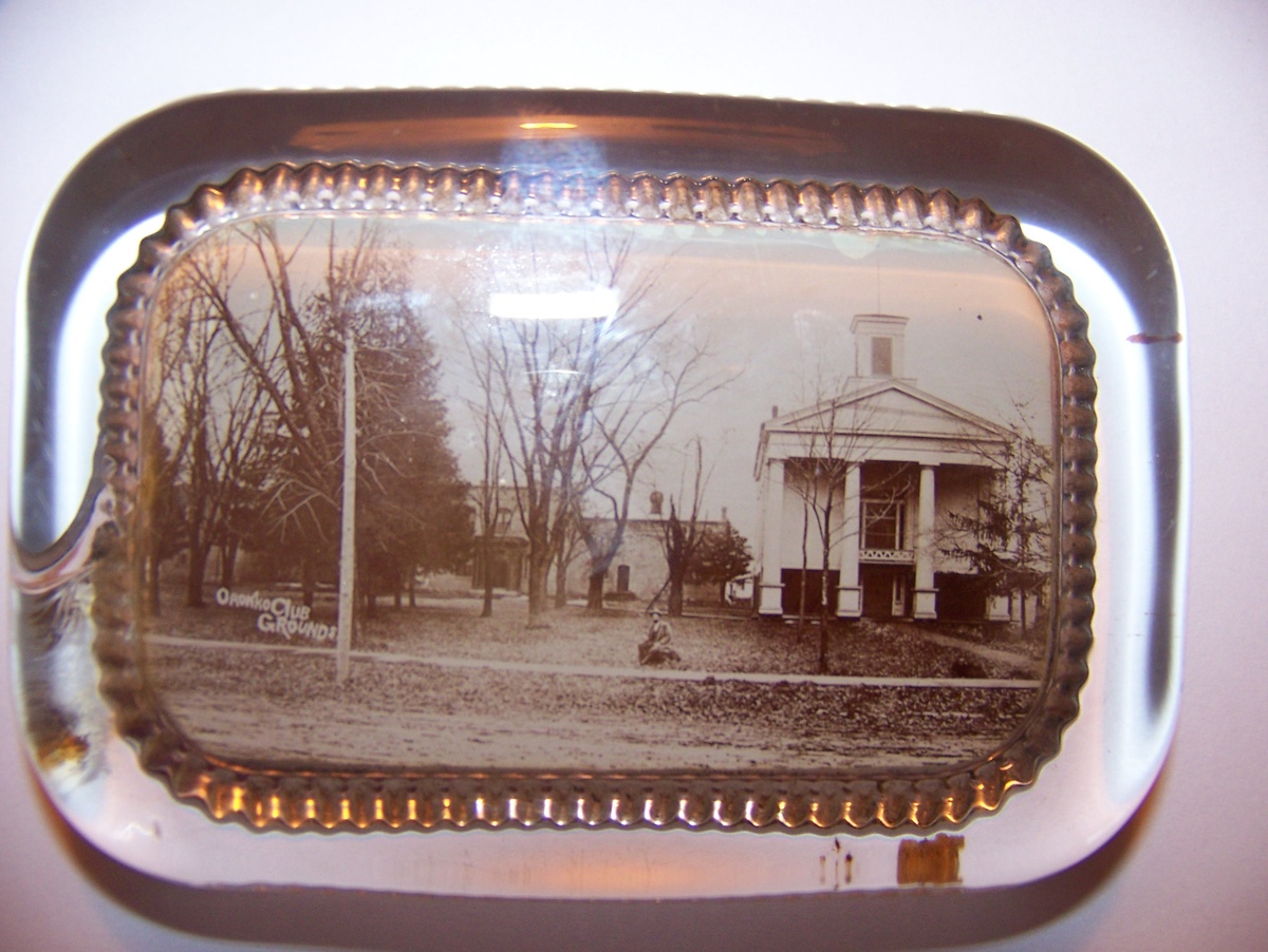 ? Oronko Club Grounds paperweight. 