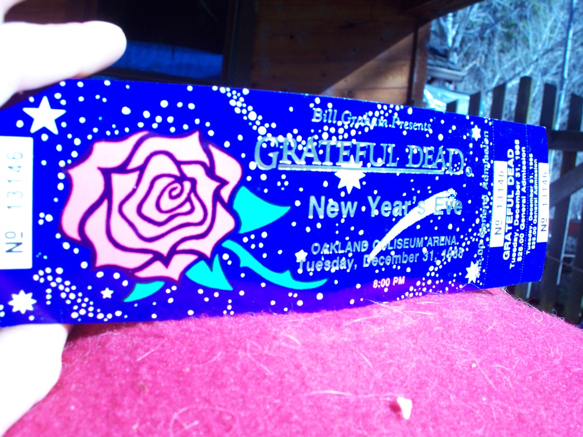 Grateful Dead Ticket in Mint Condition