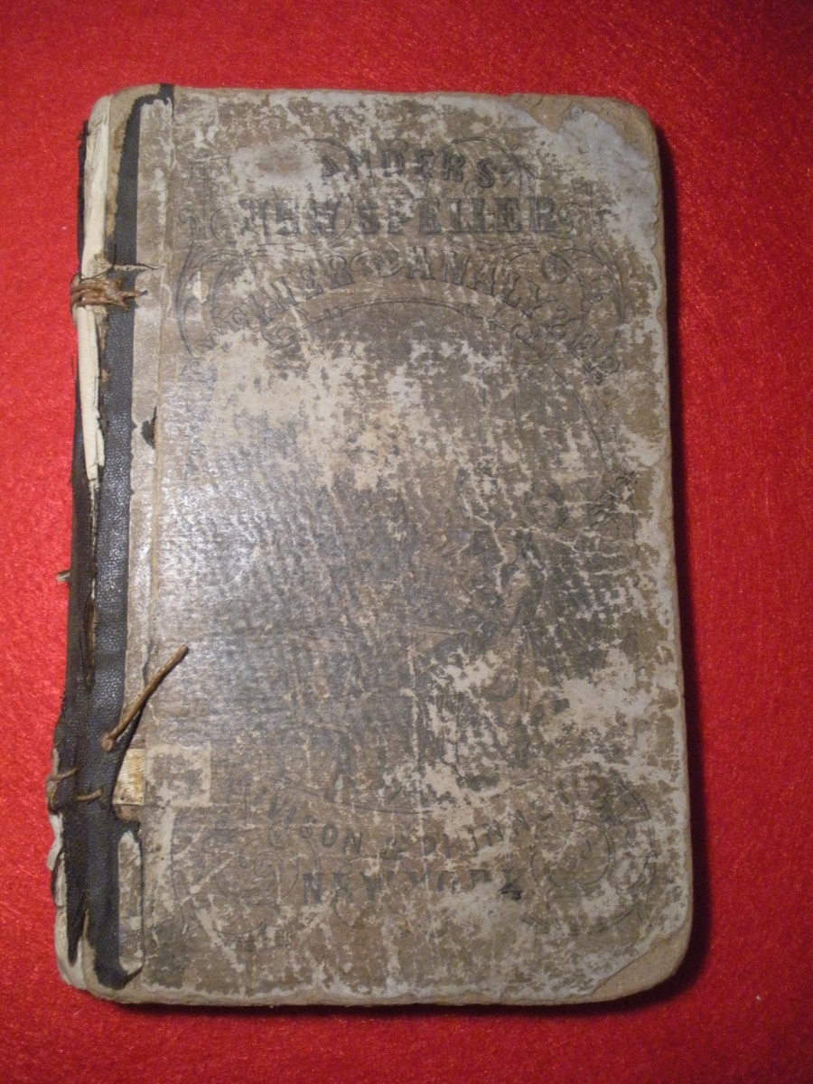 Here is an old "Speller." Some people collect the old school books from the 1800s.  - Books
