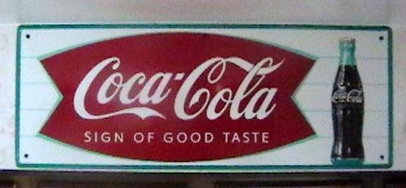 1963 Fishtail Coca-Cola Sign