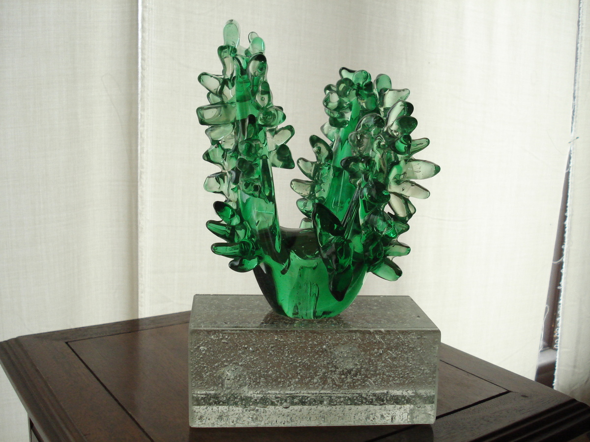Art glass "cactus" - Art Glass