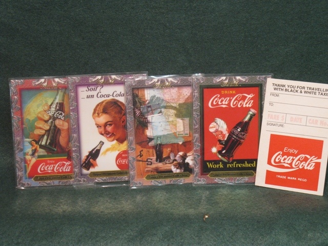 Coca cola collectible cards