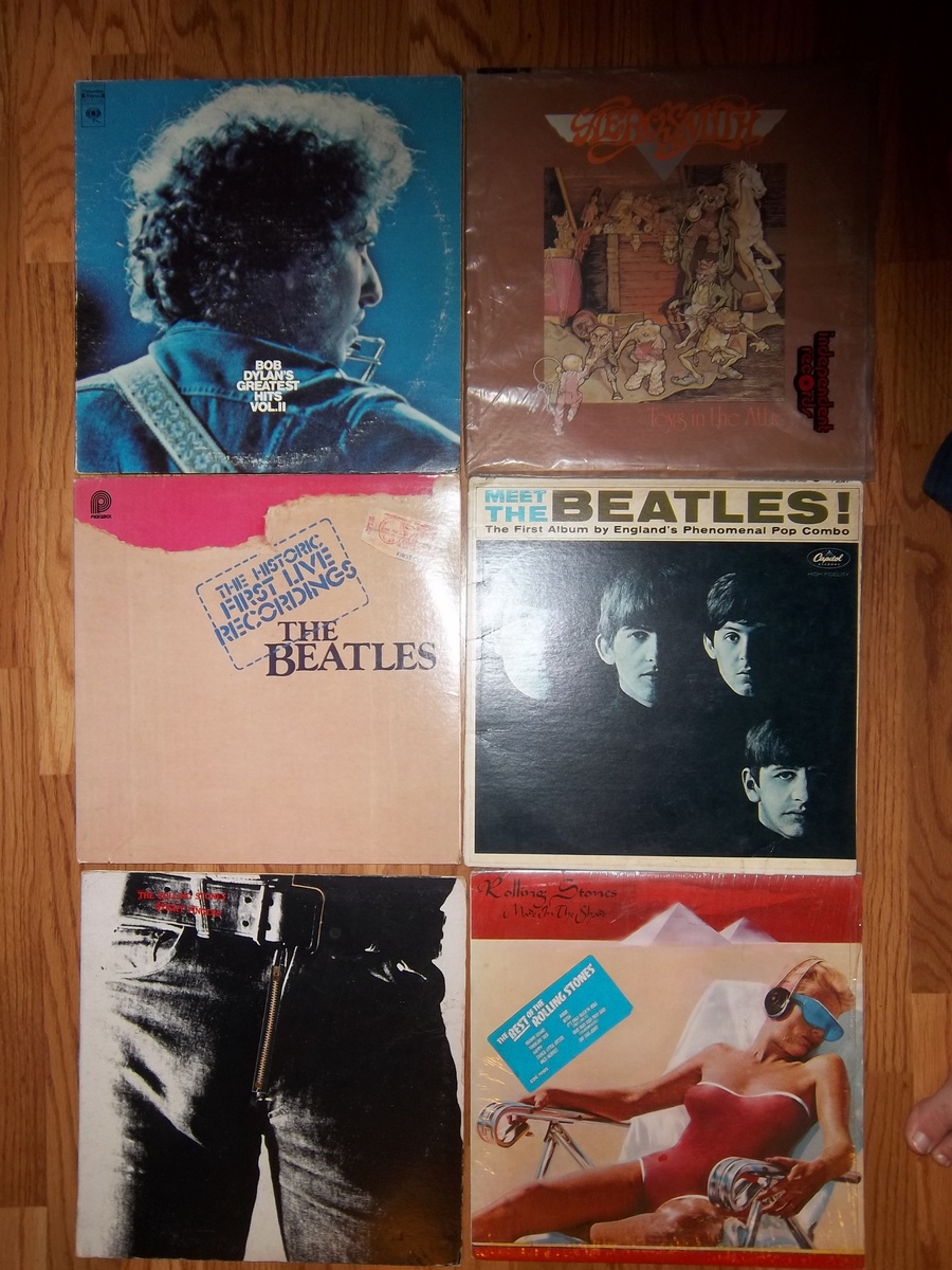 Rolling Stones - Beatles - Bob Dylan - Aerosmith - Vintage Records - Records
