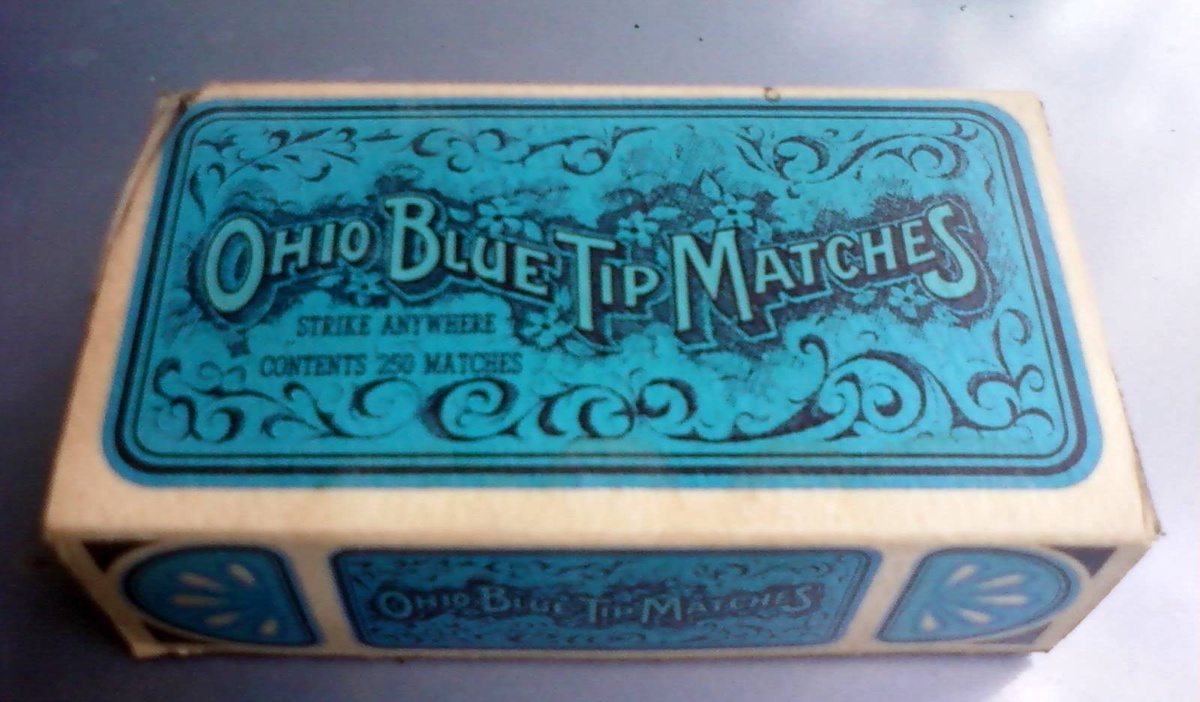 Old Ohio Blue Tip Matches
