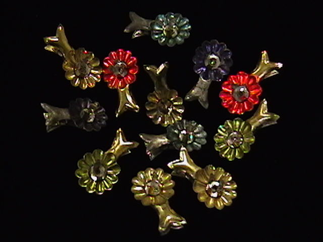 Early 1900's Candle Clips and Candles