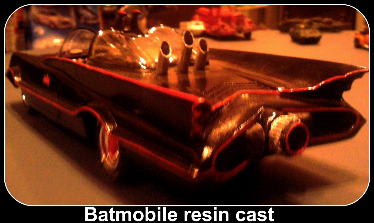 A better shot of my 1/25 scale resin Batmobile...