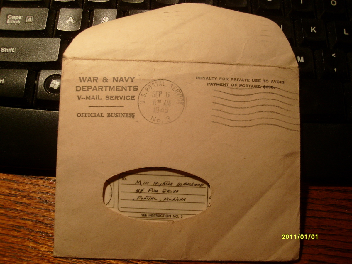 V-mail 1945 - Office