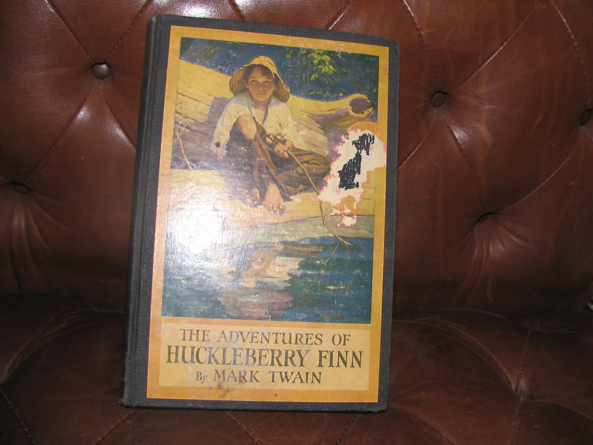 1st Edition "The Adventures of Huckleberry Finn" Hardcover Book
