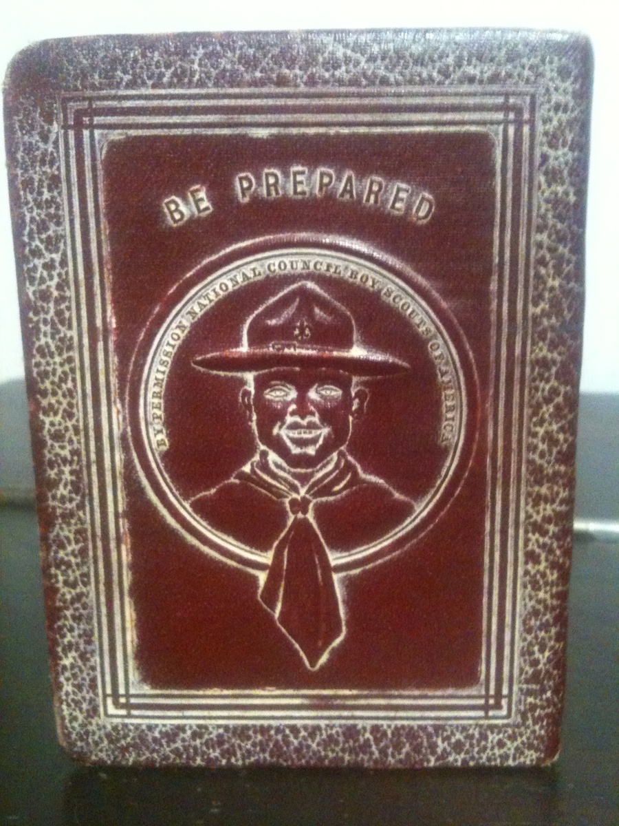Antique Savings Account Book / Bank for Boy Scouts
